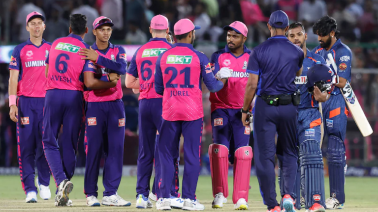 lucknow super giants vs rajasthan royals timeline