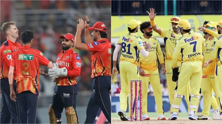 punjab kings vs chennai super kings timeline