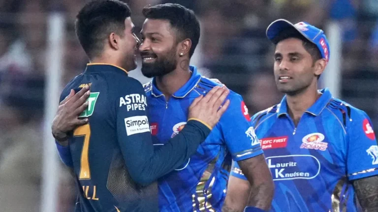 gujarat titans vs mumbai indians timeline
