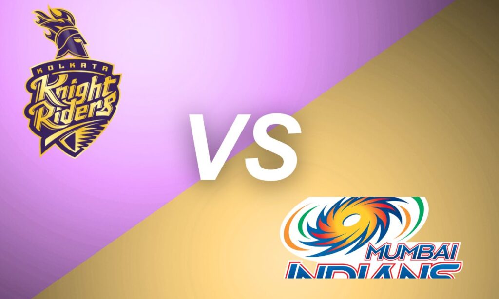 kolkata knight riders vs mumbai indians match scorecard