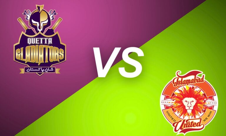 quetta gladiators vs islamabad united match scorecard