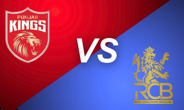 punjab kings vs royal challengers bengaluru match scorecard